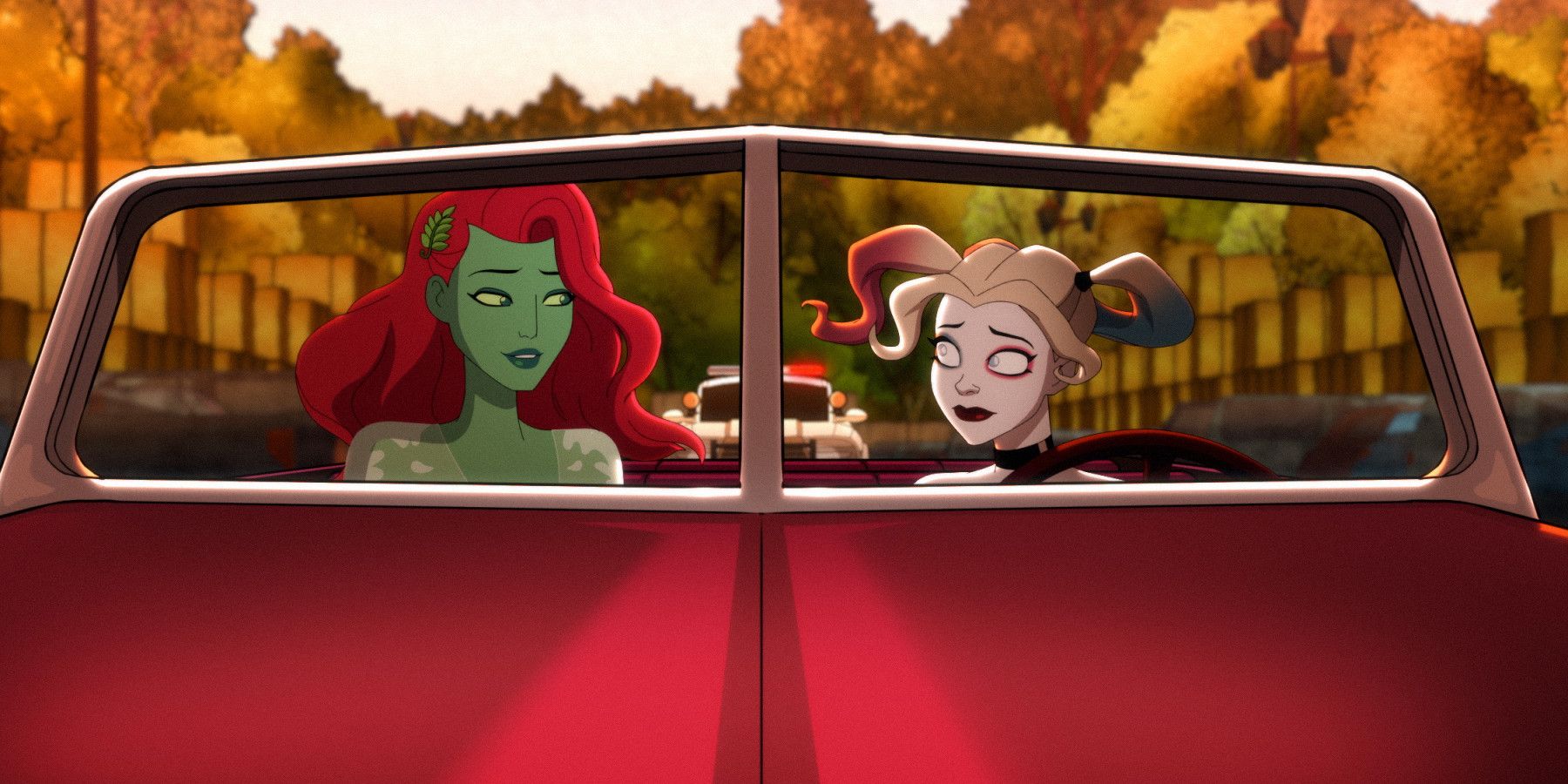 Harley Quinn and Poison Ivy escape in Harley Quinn season 2 finale